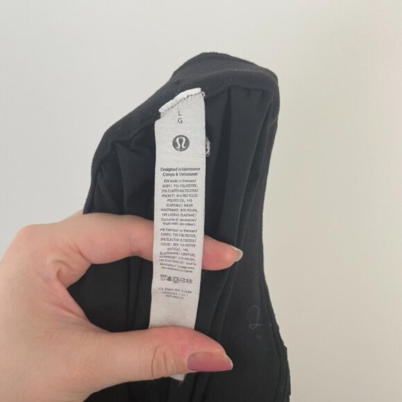 Lululemon Cinchable Waist High Rise Woven Shorts Black Size Large - Picture 3 of 7